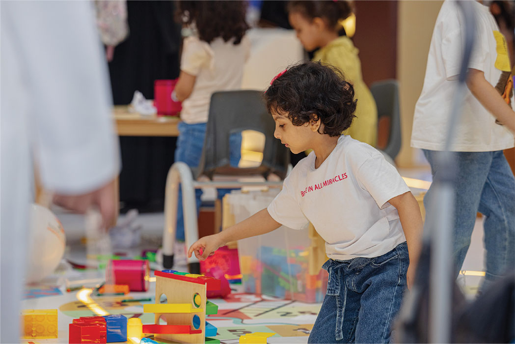 ركن “ابدع بنفسك” للأطفال